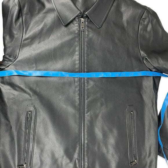 Men’s Genuine Leather Jacket – Premium Sheep Leather – Size M - Picture 13 of 13